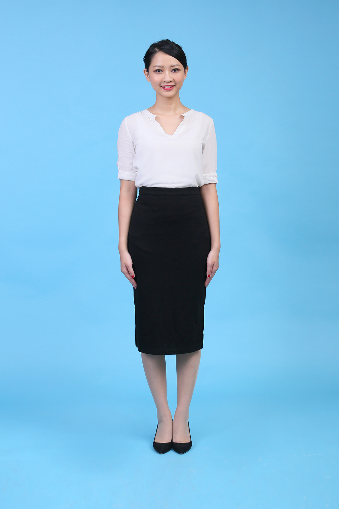 全新服务~ 空中服务员 入职全身相 拍摄服务